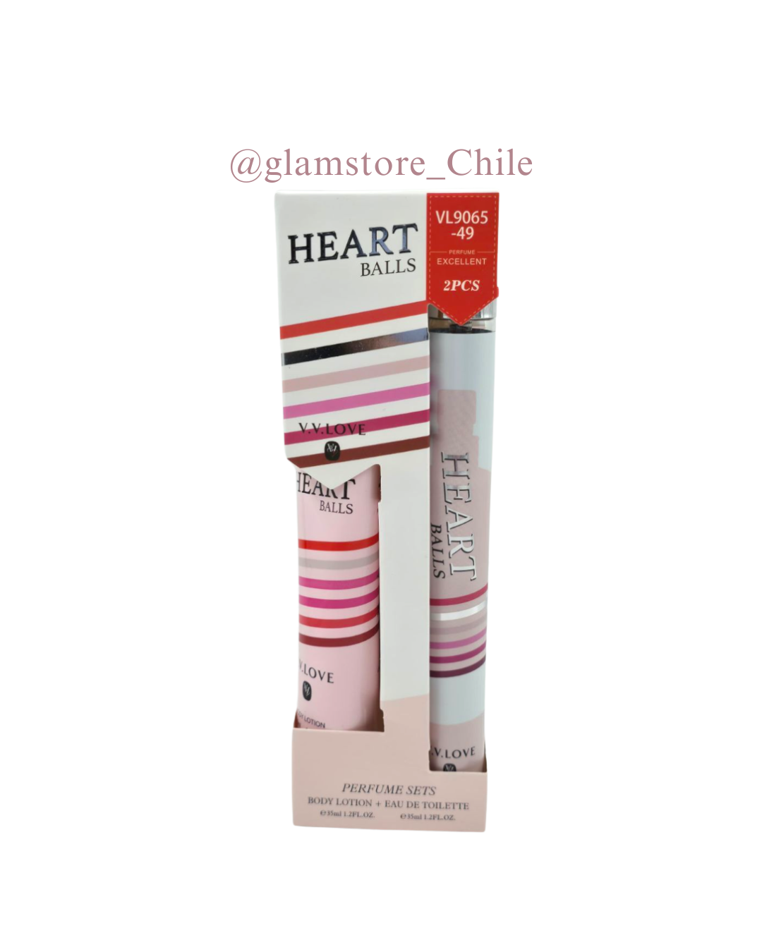 Kit Crema + Perfume Hearth Balls Mujer 30ml (M)