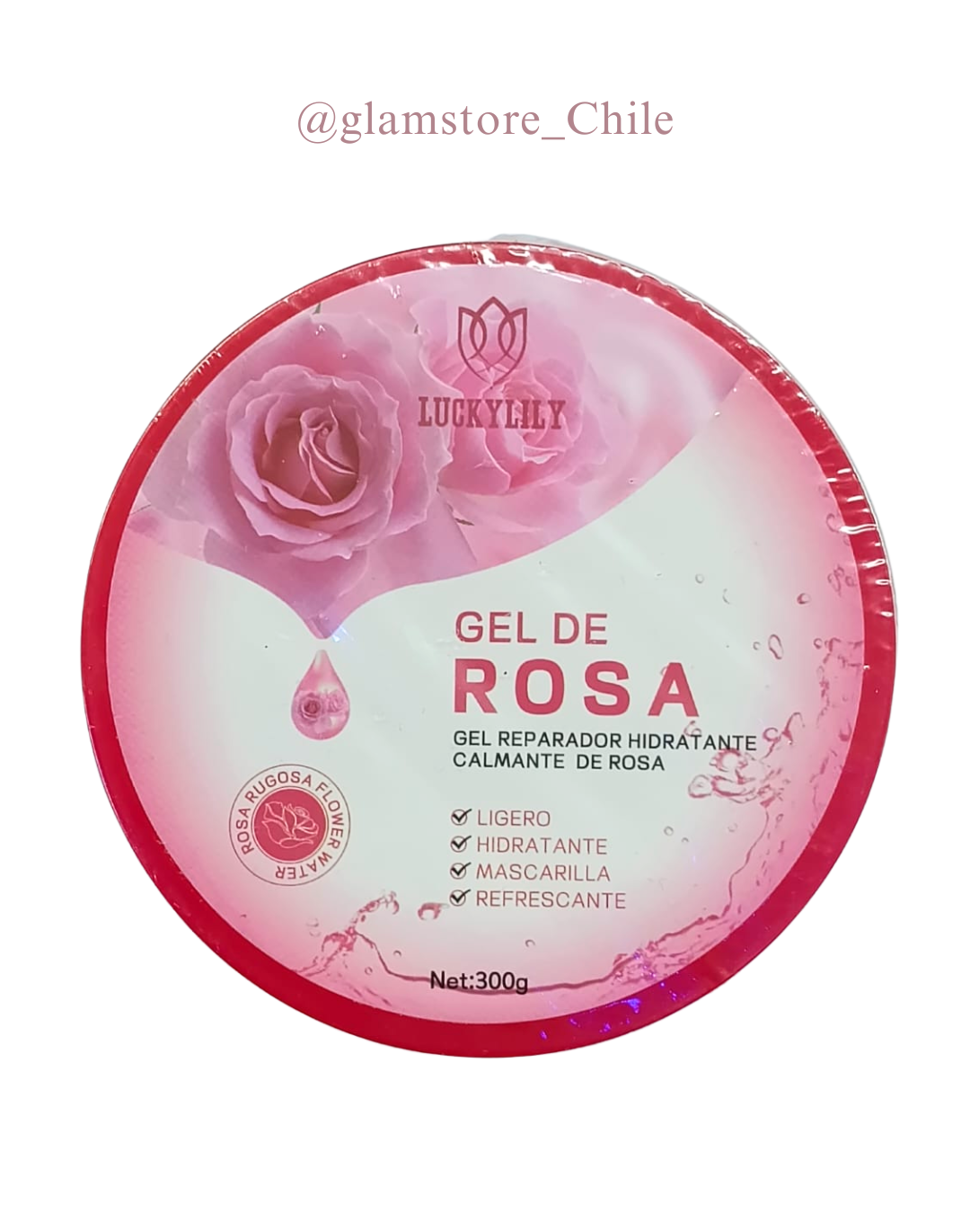 Crema En Gel Rosa LuckyLily 300g