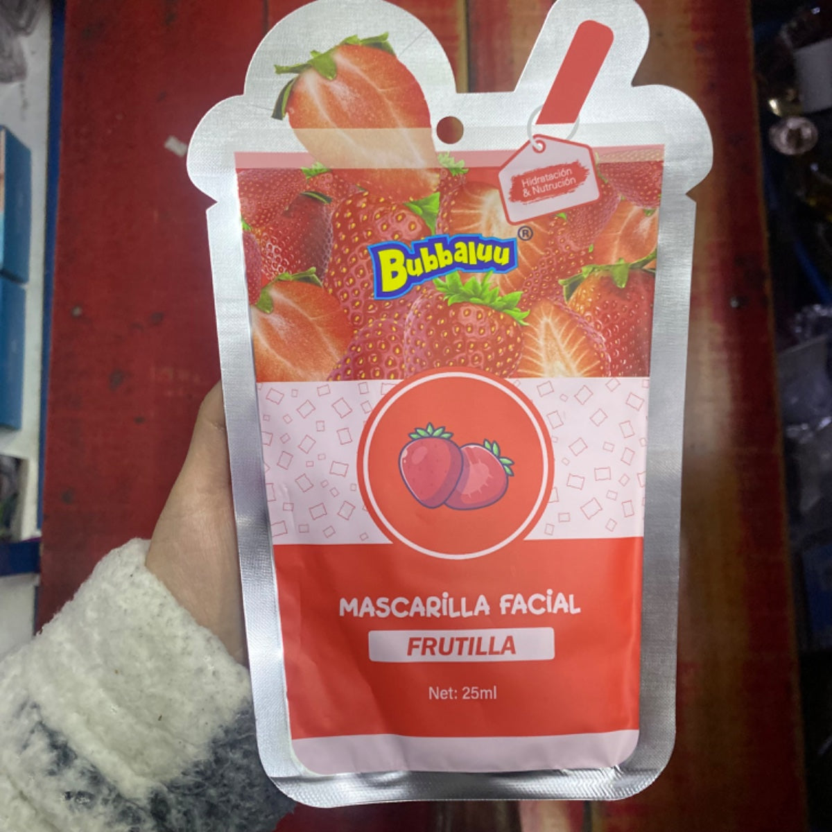 MASCARILLA DE FRUTILLA