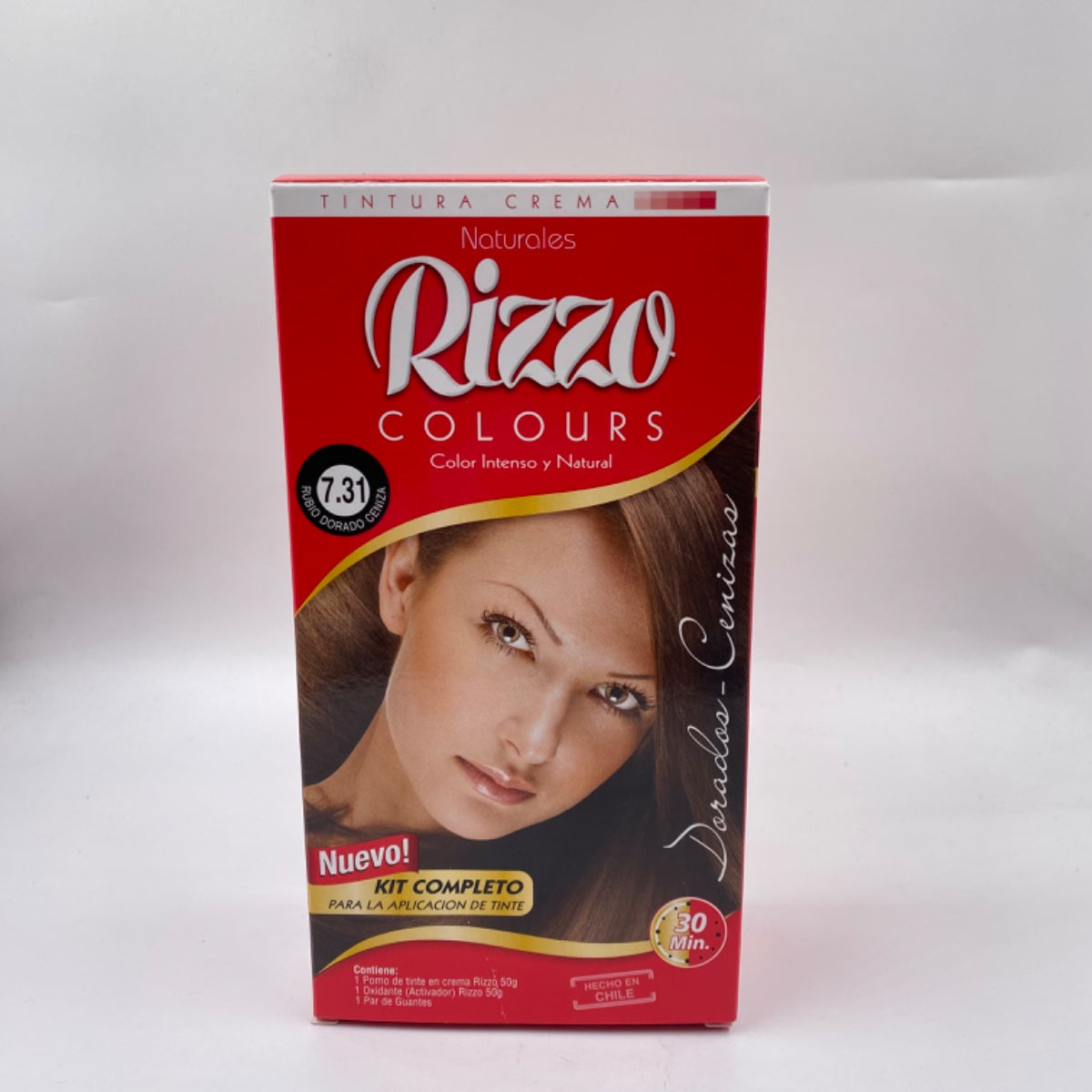 TINTURA RIZZO 7.31 RUBIO DORADO CENIZA