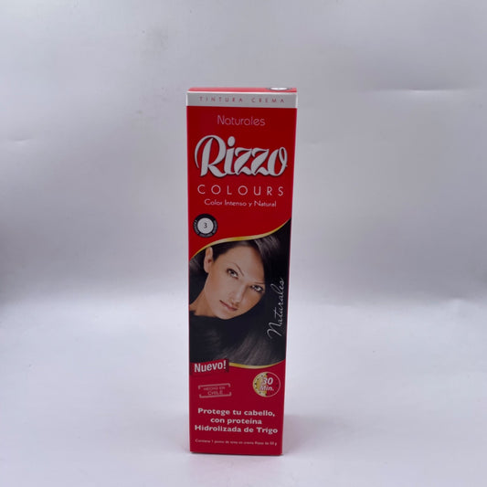 TINTURA RIZZO 3 CASTAÑO OSCURO INTENSO