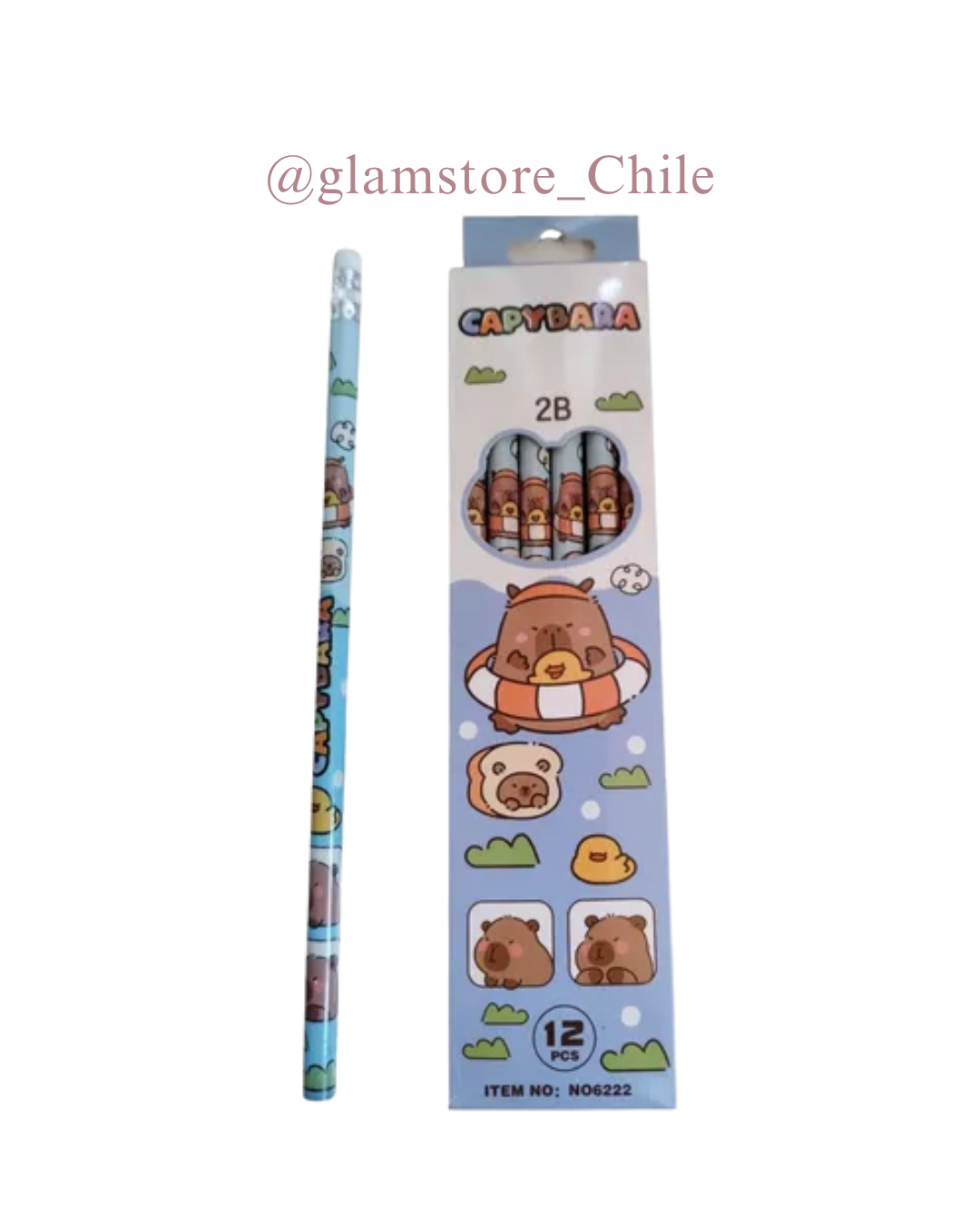 Caja lapiz mina Capibara 12pcs