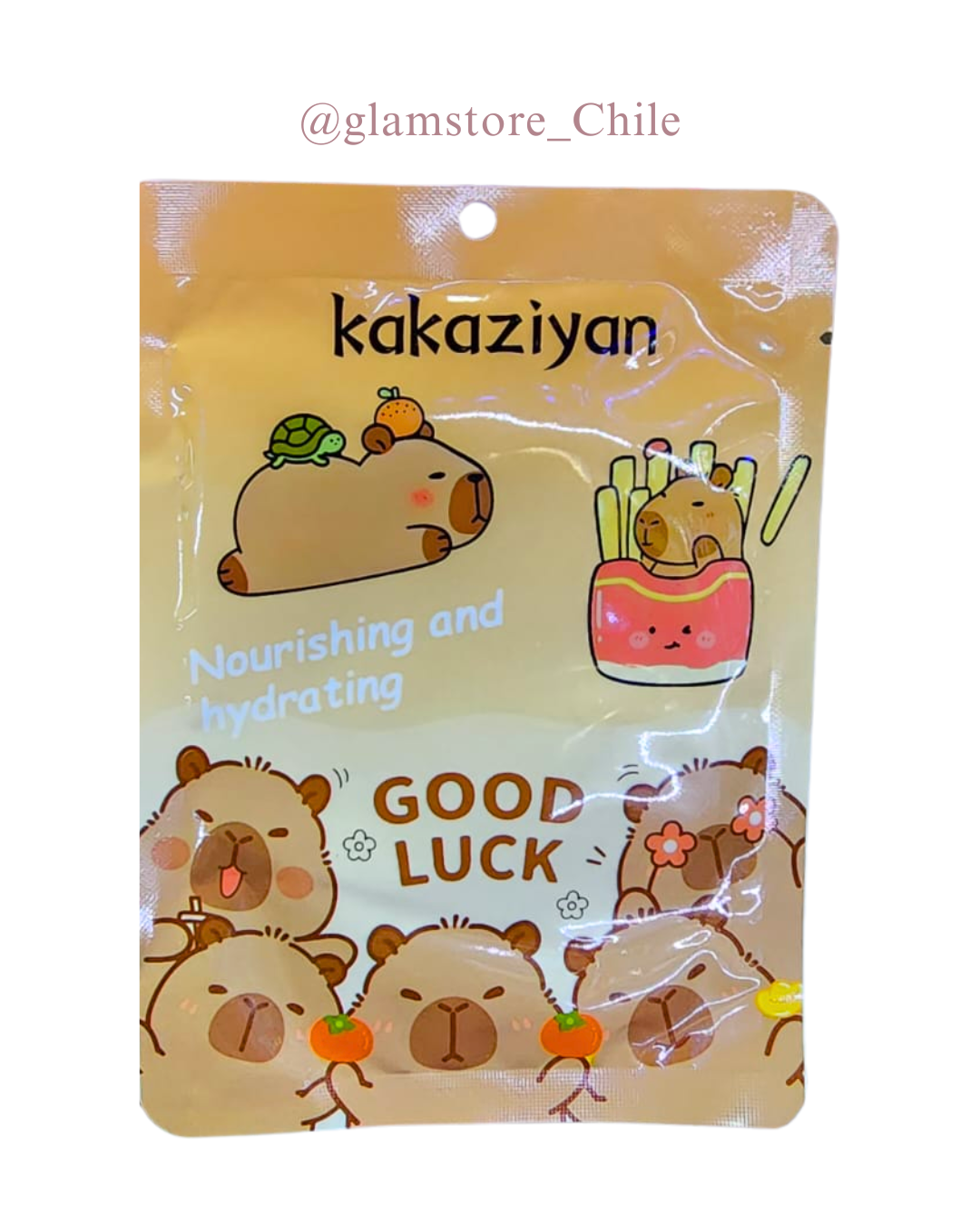 Mascarilla Facial Capibara Good Luck