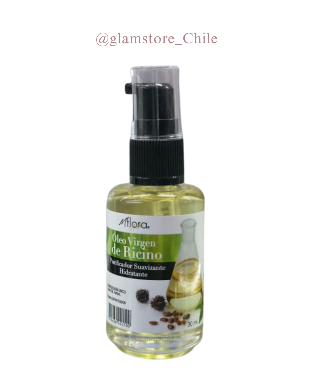 Óleo Virgen De Ricino Purificador Suavizante Hidratante 30ml