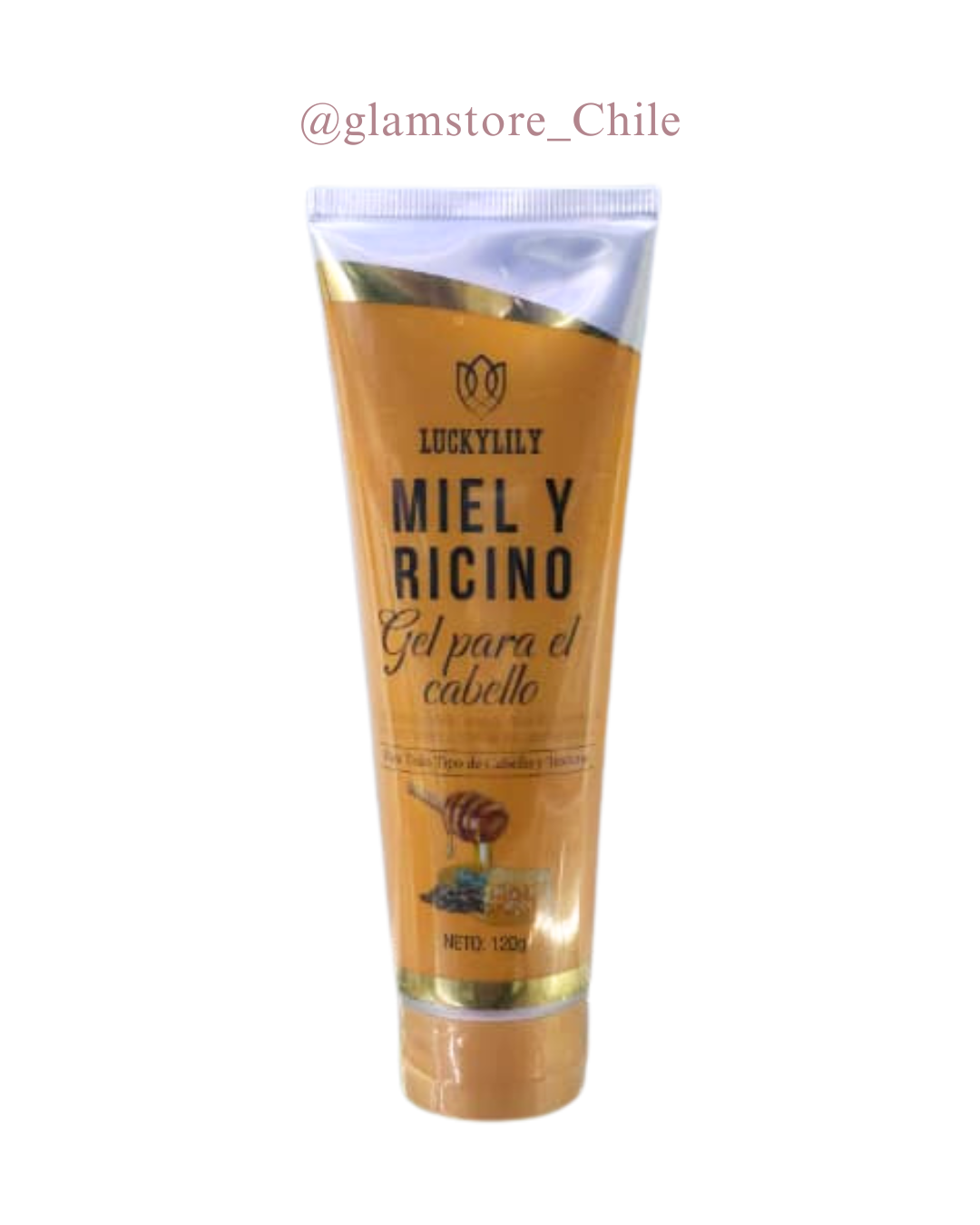 Gel Para El Cabello Miel Y Ricino LuckyLily 120g