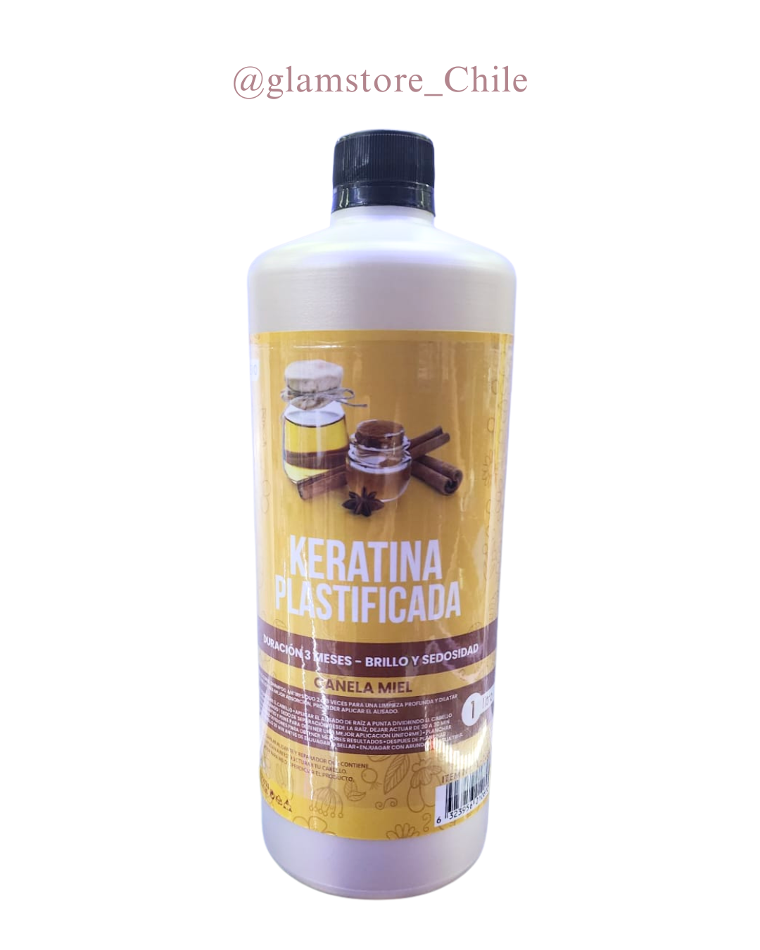 Keratina Plastificada Formol 0.6 Canela Miel 1 litro
