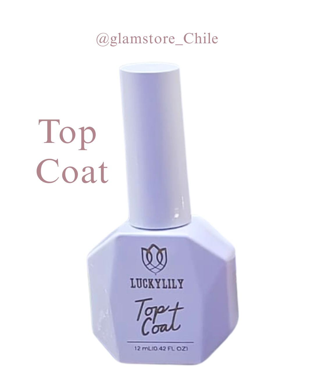 Esmalte Permanente Top Coat Luckylily 12ml
