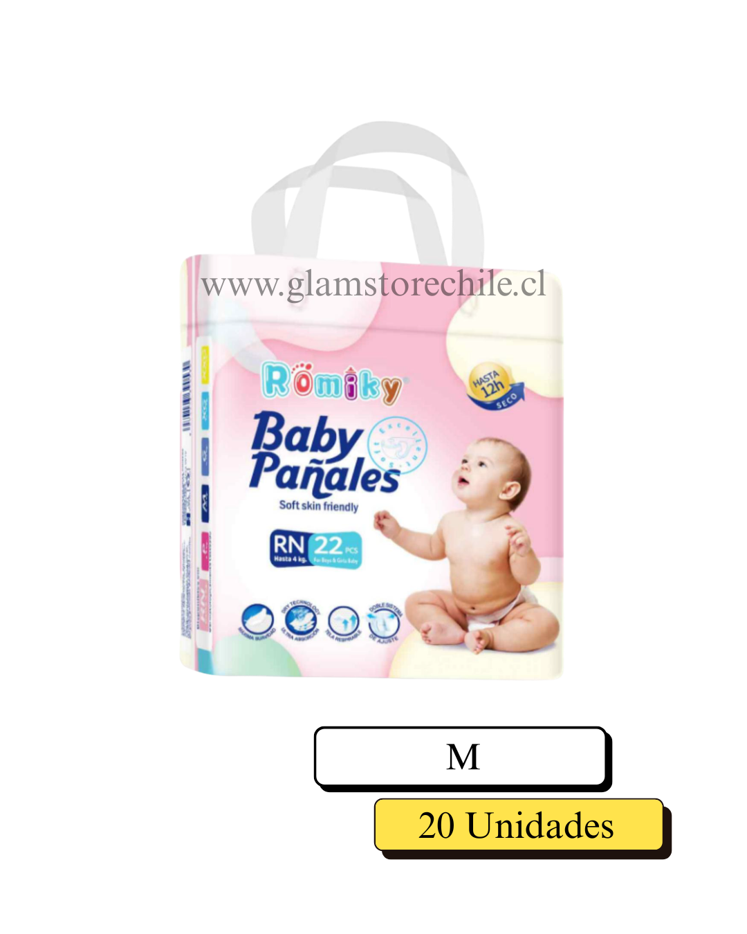 Pañales bebé talla M