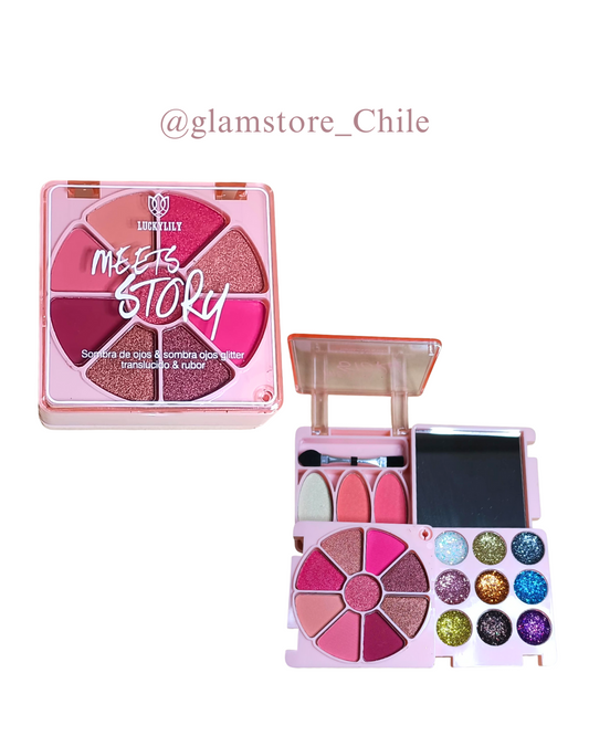 Paleta Sombras Meets Story Rosa