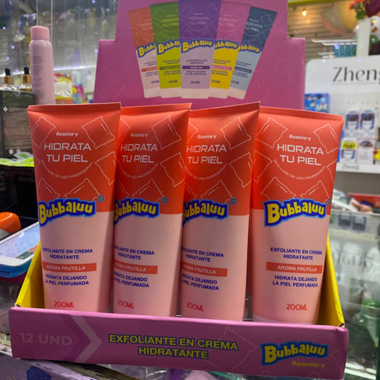 EXFOLIANTE EN CREMA FRUTILLA