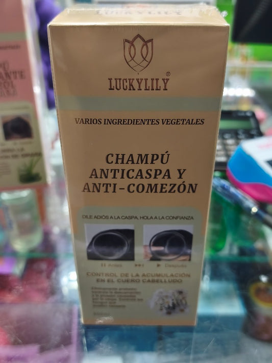 Luckylily CHAMPU ANTICASPA Y ANTI COMEZON