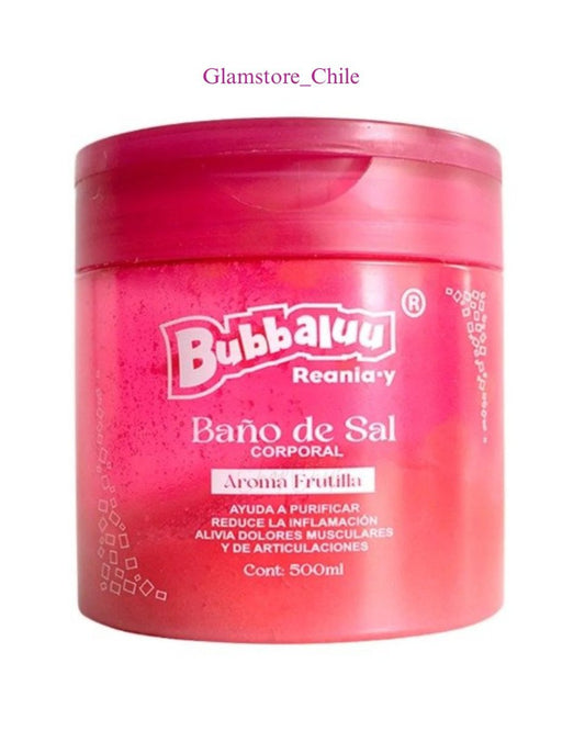 BAÑO DE SAL FRUTILLA  CORPORAL BUBBALUU
