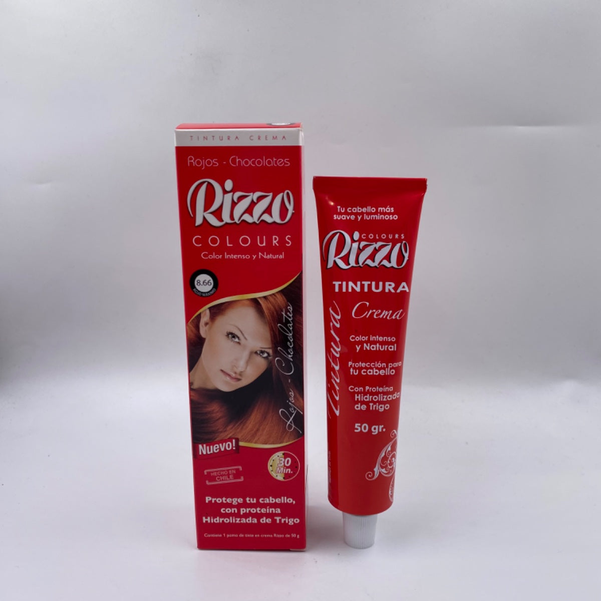 TINTURA RIZZO 8.66 ROJO MAXIMO
