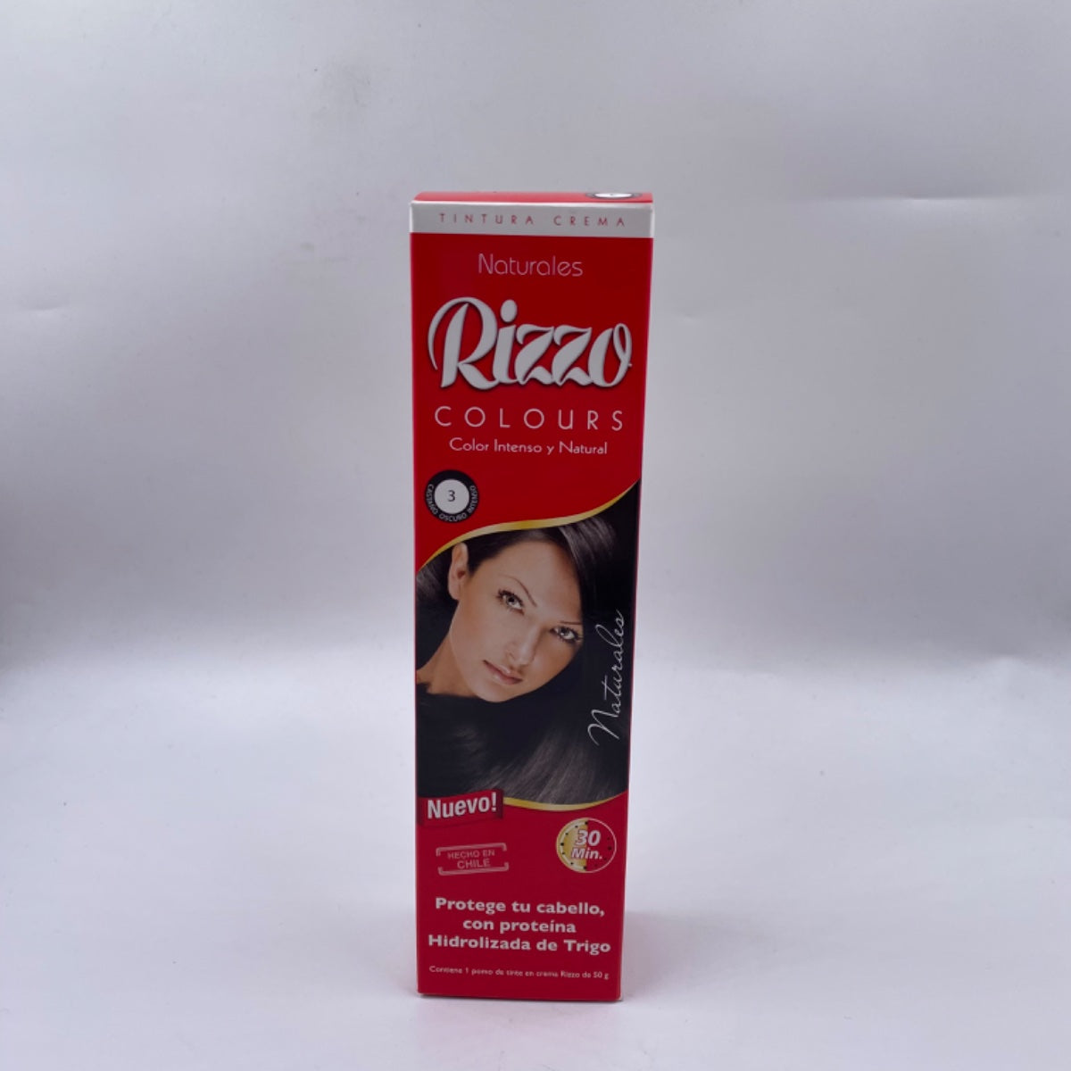 TINTURA RIZZO 3 CASTAÑO OSCURO INTENSO