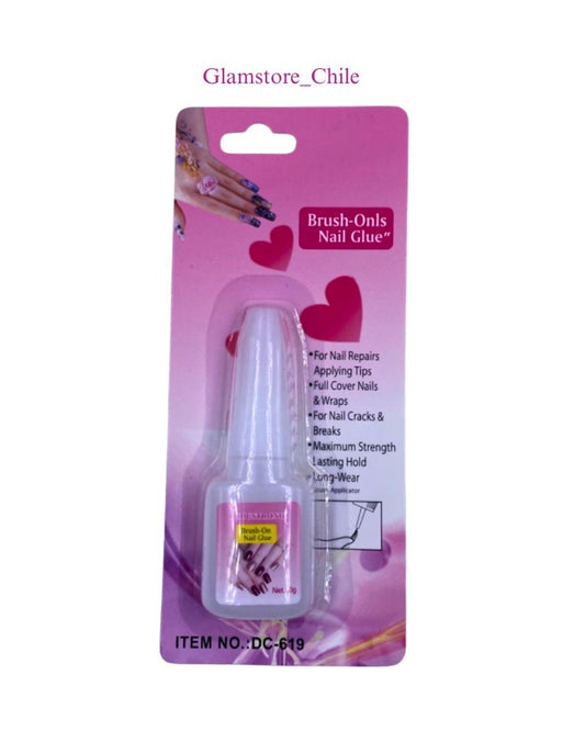 PEGAMENTO DE UÑAS ROSADO