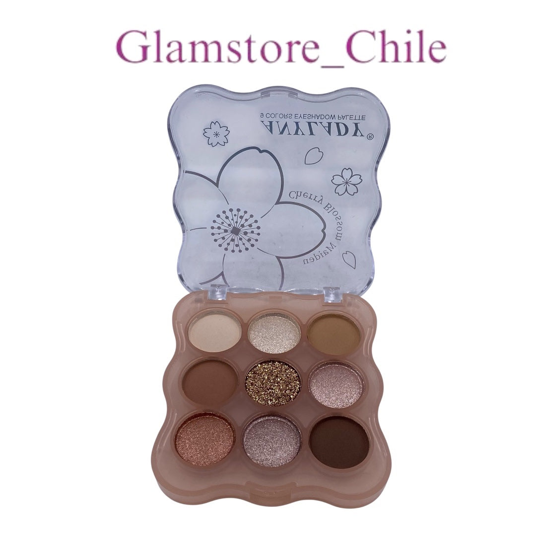 PALETA DE 9 COLORES ANY LADY