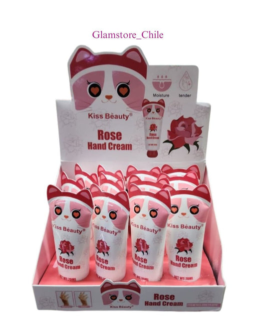 CREMA DE MANO GATO ROSAS