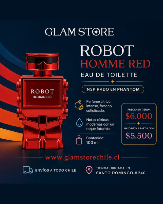 Perfume Robot Homme Red 100 ml