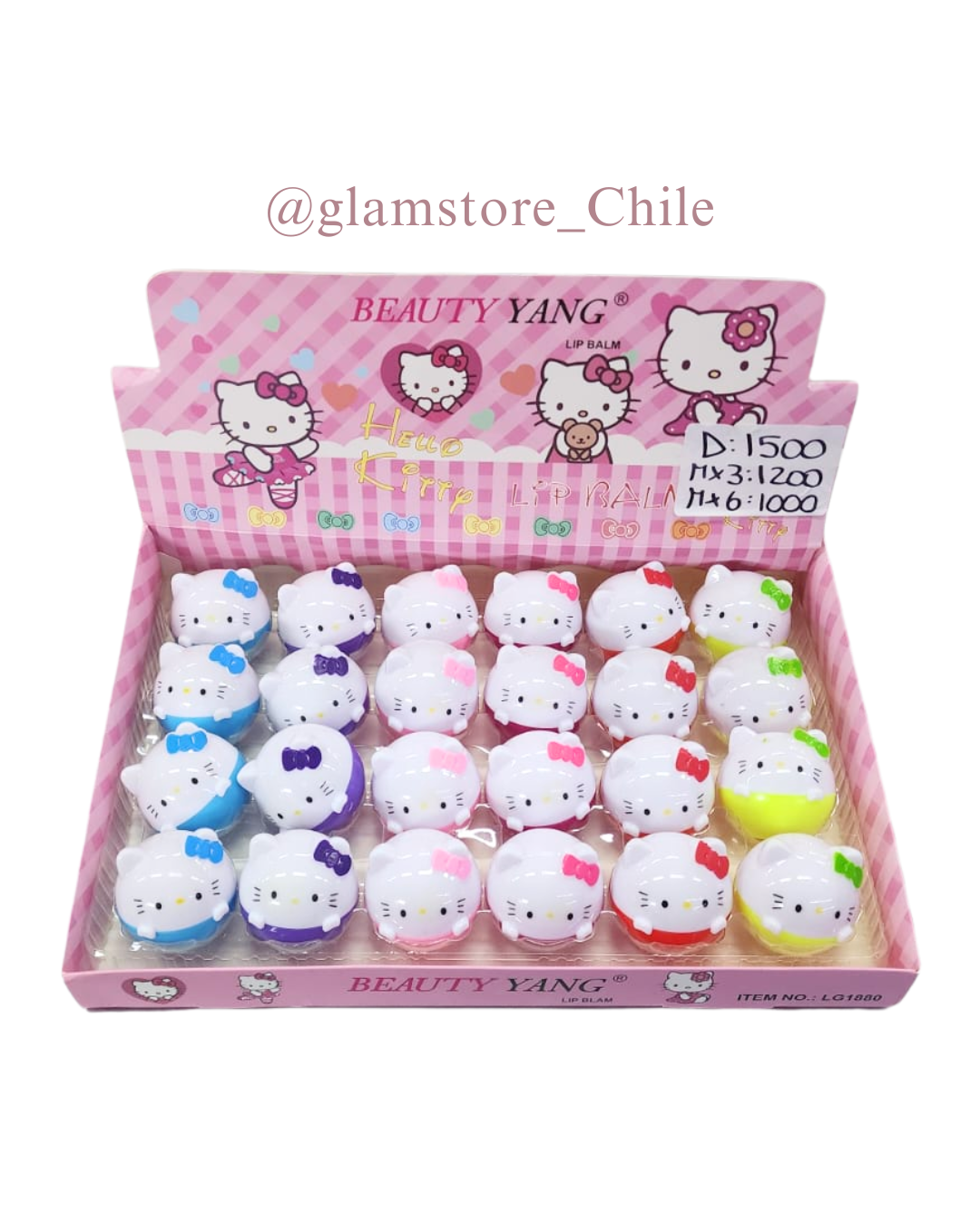 Balsamo Labial Hello Kitty 24PCS