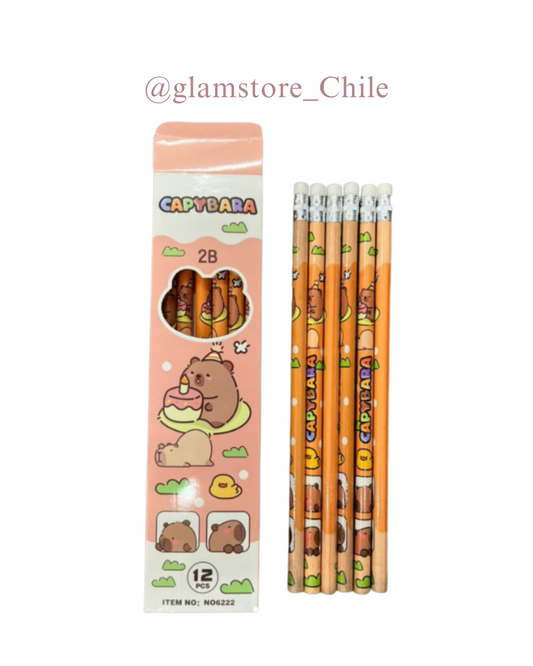 Caja lapiz mina Capibara 12pcs