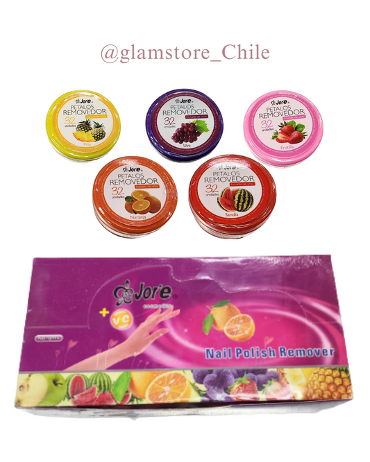 Caja Quita Esmalte Petalos 24PCS