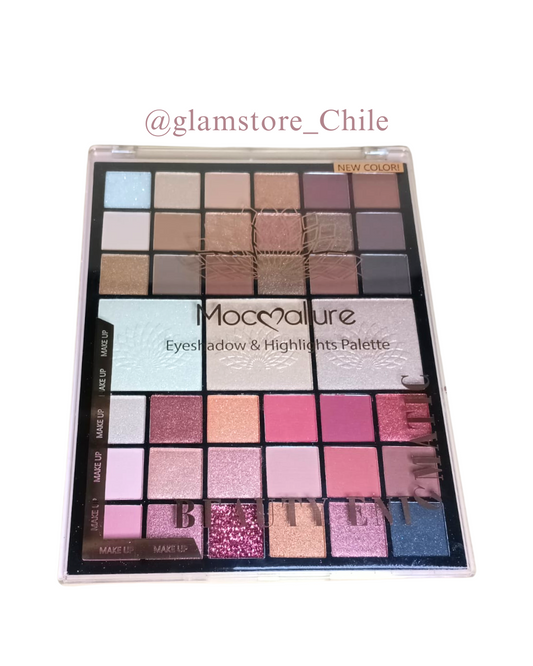 Paleta De Sombras E Iluminador MocMallure