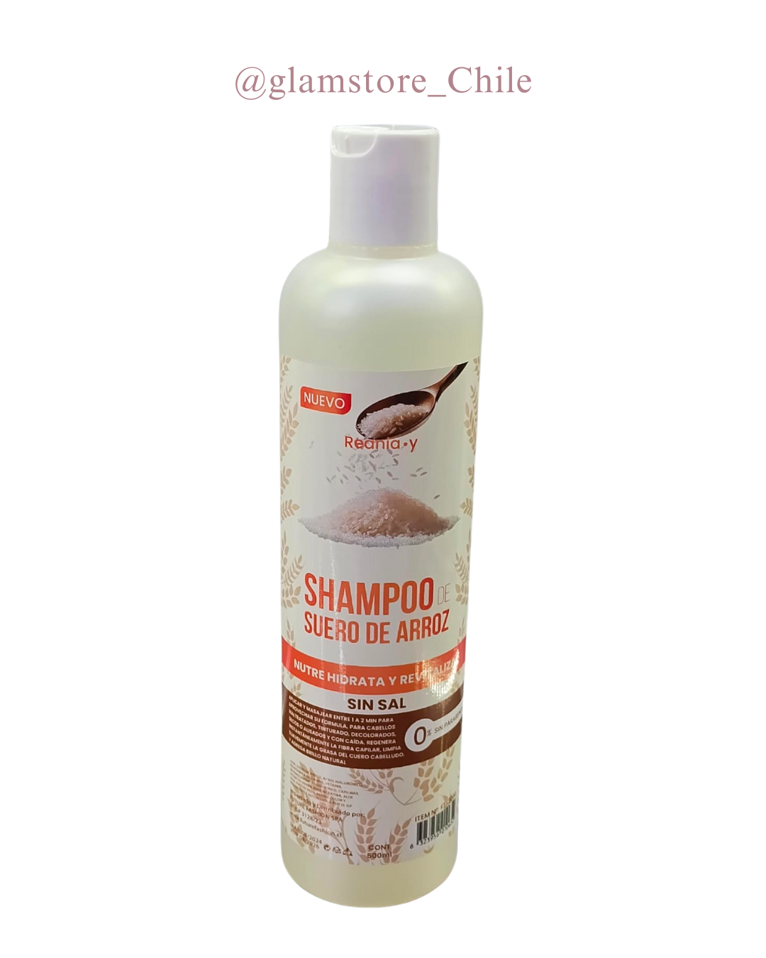 Shampoo Suero De Arroz Reania 500ml