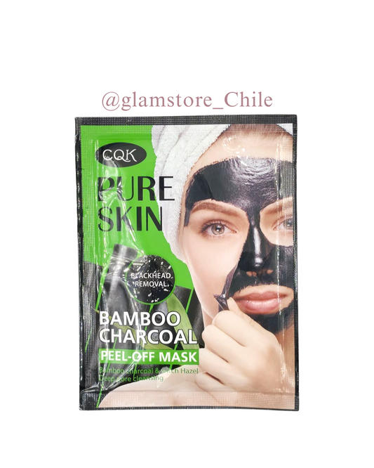 Mascarilla Puntos Negros Bamboo Carbón