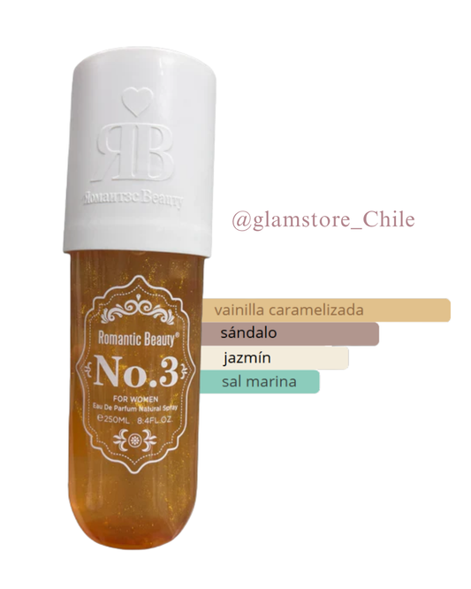 Splash Romantic Beauty N3 Shimmer Mujer 250ml (M)