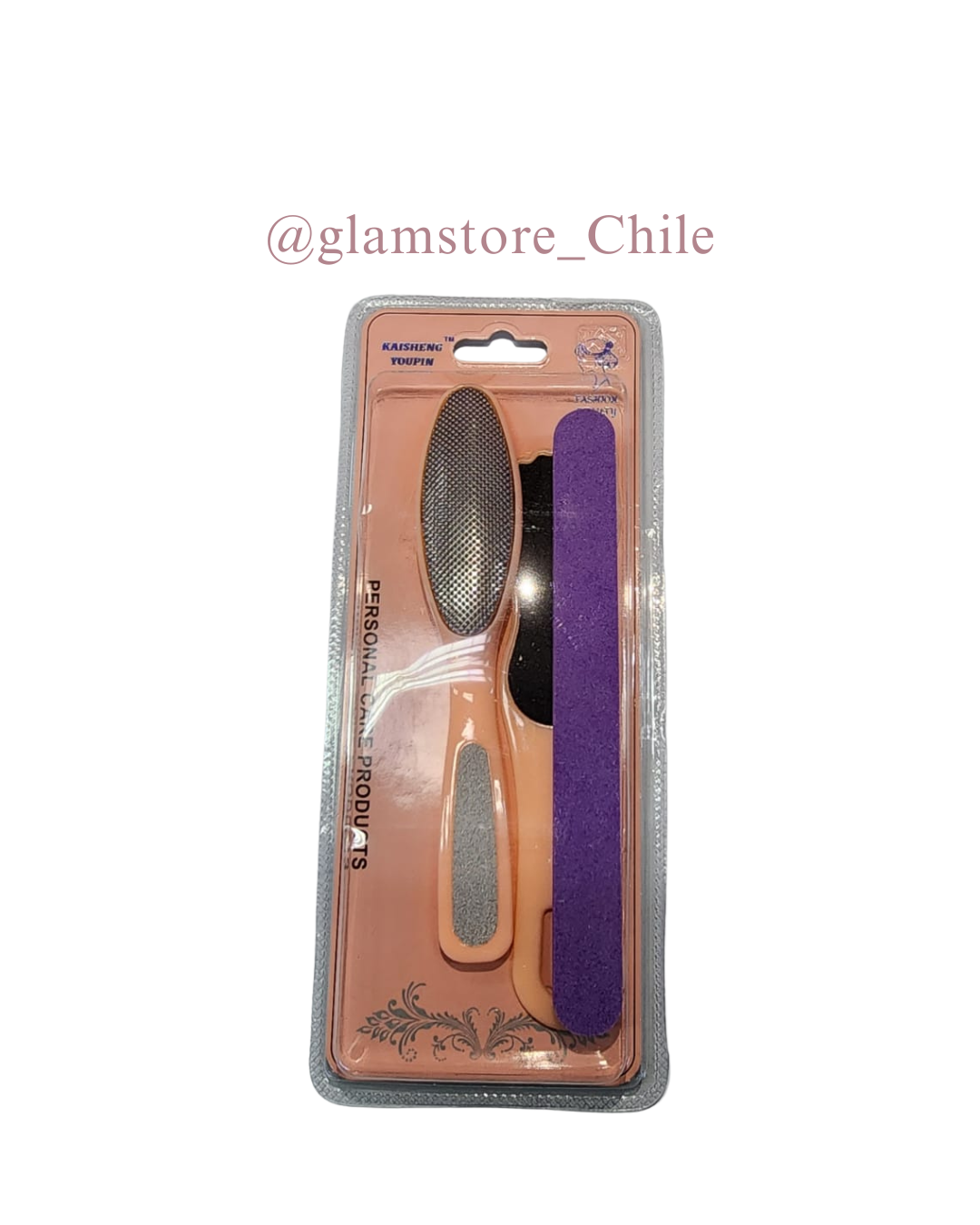 Kit Lima Pies+ Lima de uñas + Lima Exfoliante Pies