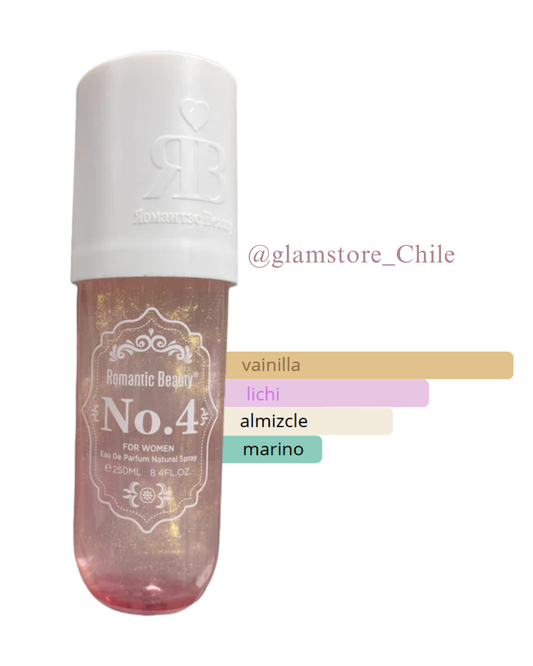 Splash Romantic Beauty N4 Shimmer Mujer 250ml (M)