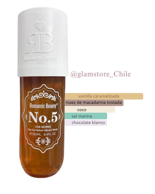 Splash Romantic Beauty N5 Shimmer Mujer 250ml (M)