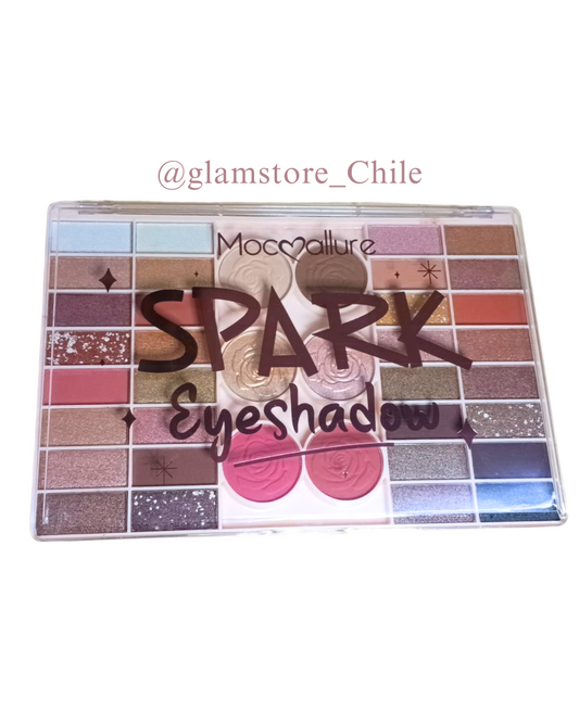 Paleta De Sombras, Rubor E Iluminador Spark MocMallure