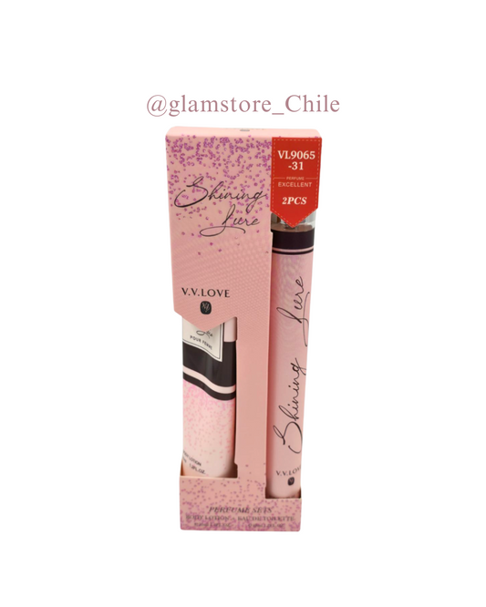 Kit Crema + Perfume Shinning Lure Mujer 30ml (M)