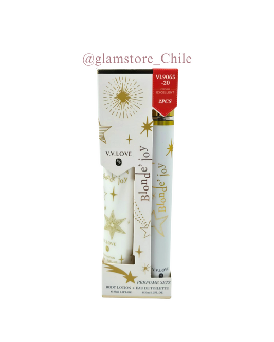 Kit Crema + Perfume Blonde Joy Mujer 30ml (M)