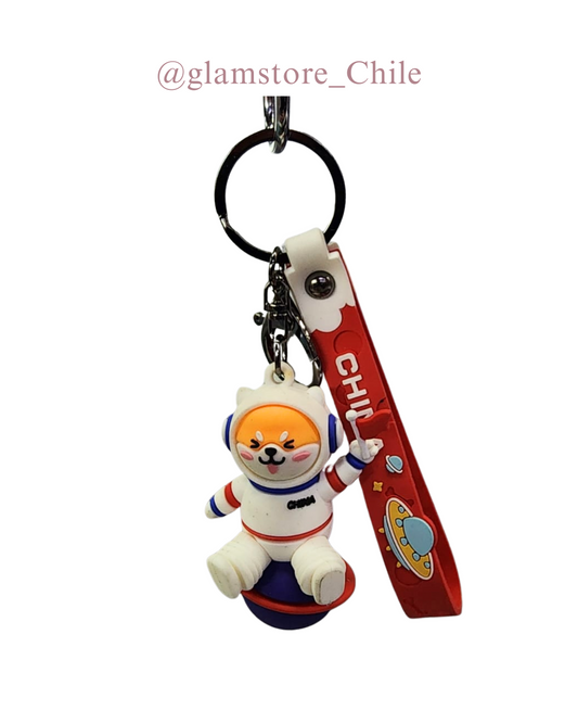 Llavero Perro Astronauta