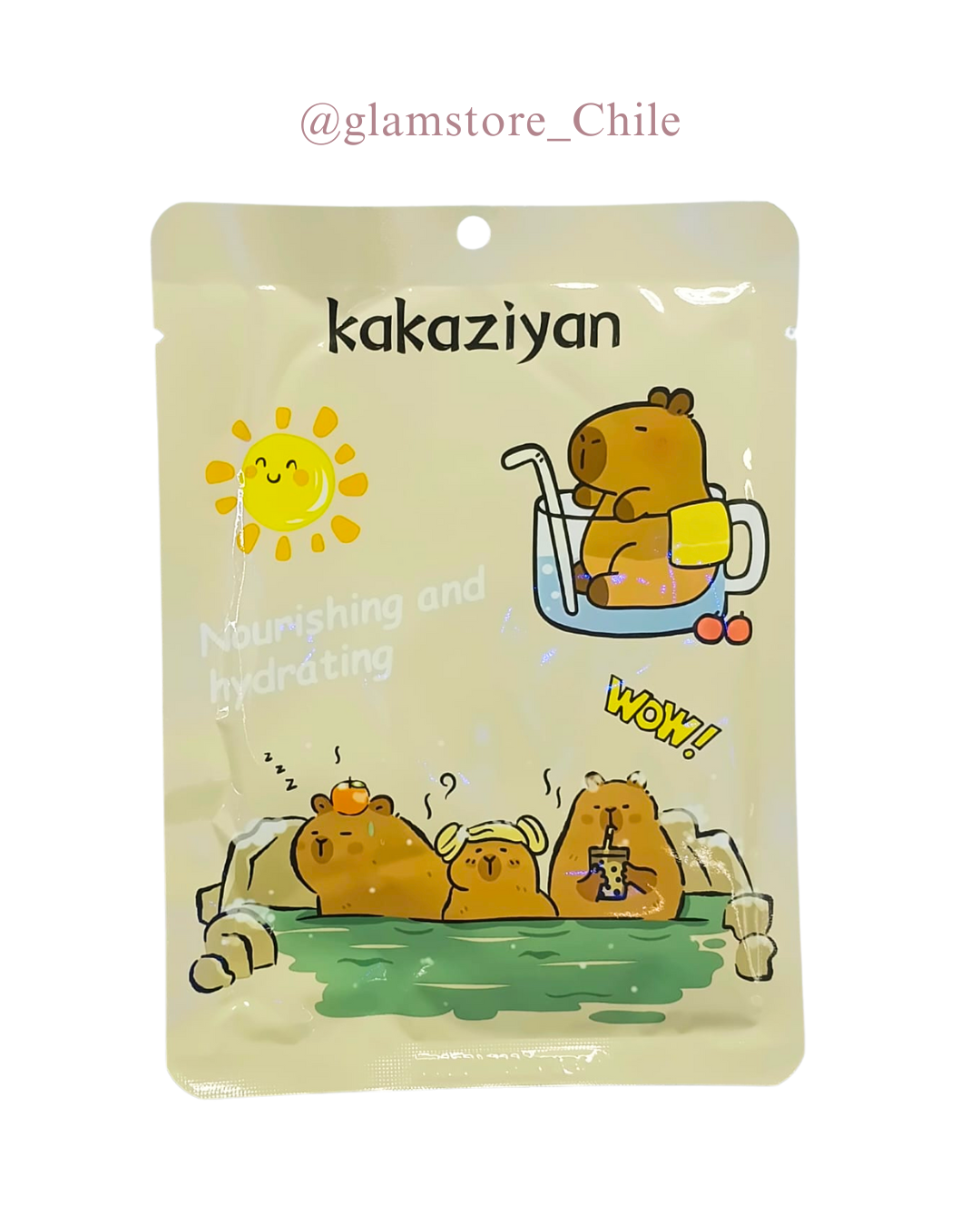 Mascarilla Facial Capibara