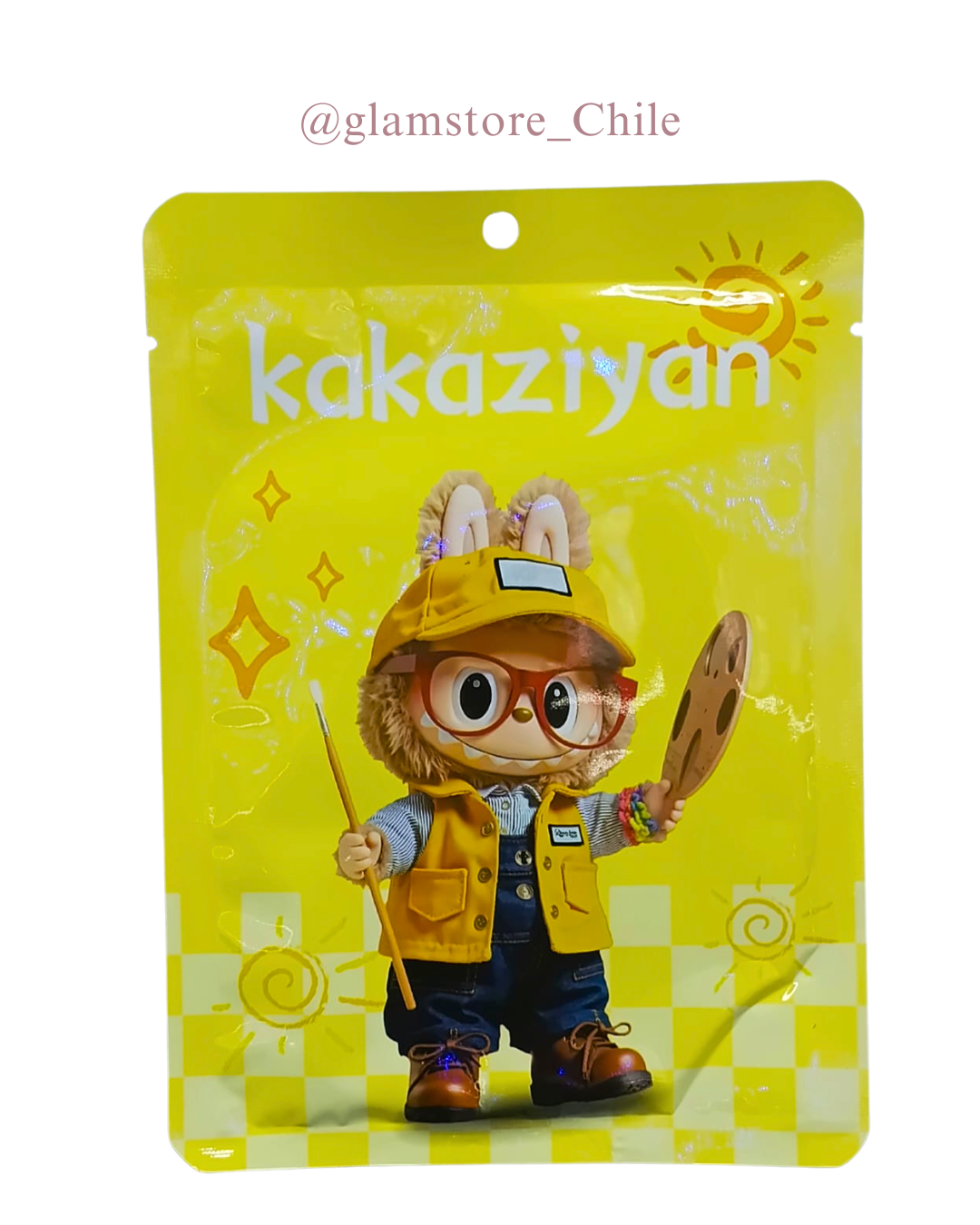 Mascarilla Facial Labubu Gorro