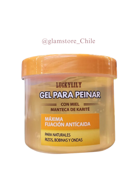 Gel Para Peinar Con Miel Y Manteca De Karité Máxima Fijación Anti Caida