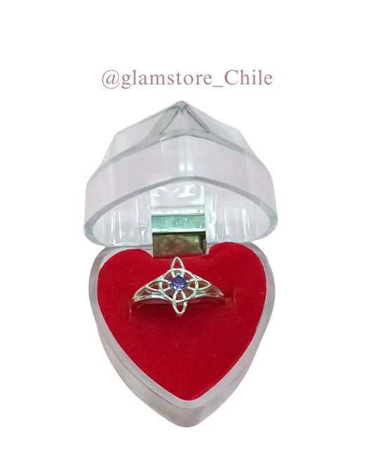 Anillo Nudo de Bruja Plata 92.5